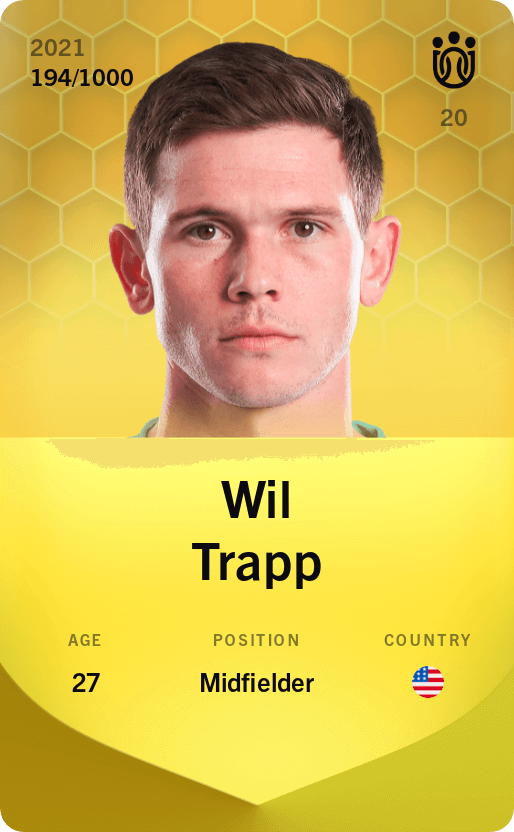 Wil Trapp 2021-22 • Limited 194/1000