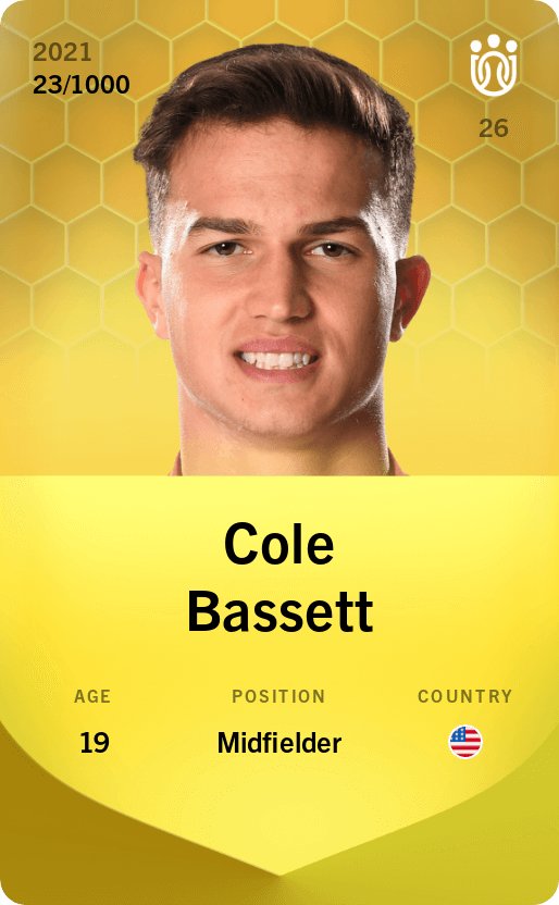 Cole Bassett 2021-22 • Limited 23/1000