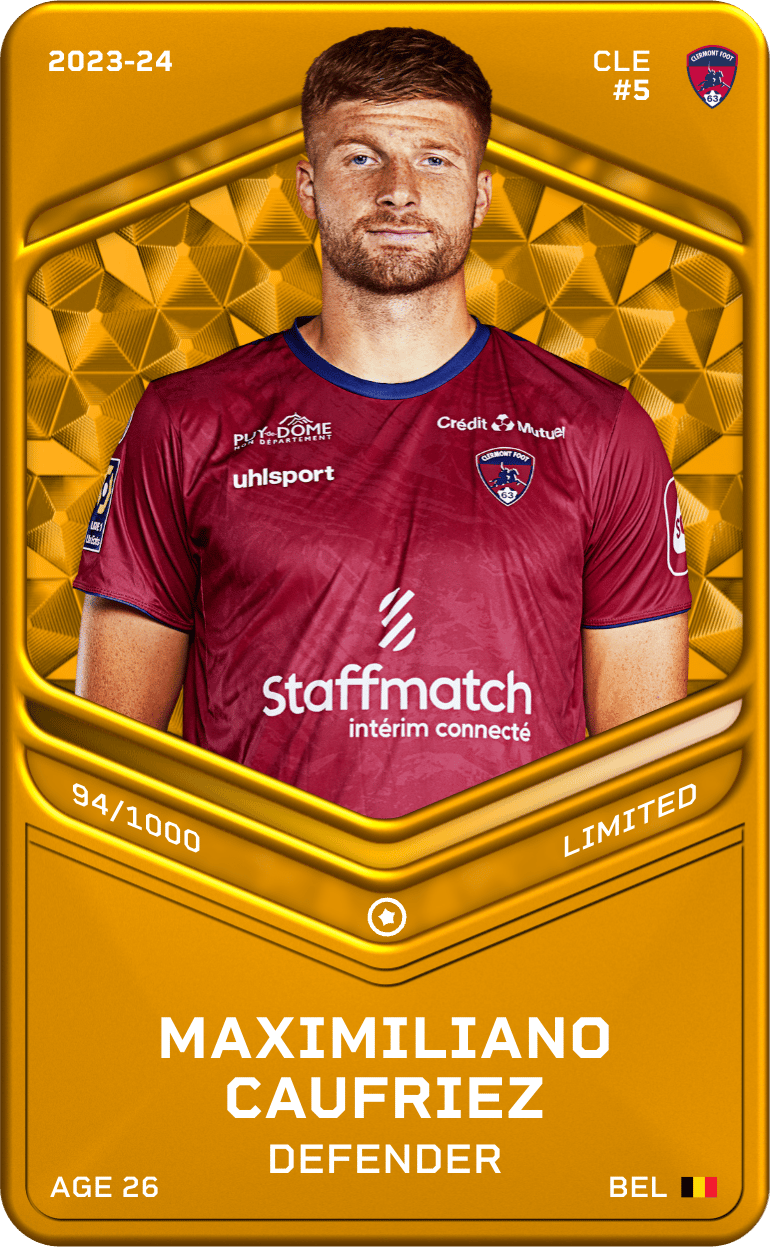 Maximiliano Caufriez 2023-24 • Limited 94/1000
