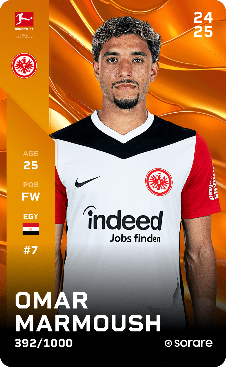 Omar Marmoush 2024-25 • Limited 392/1000