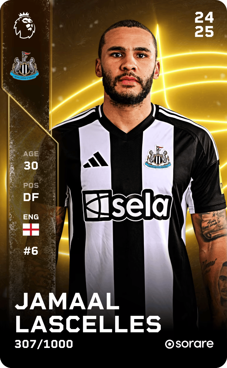 Jamaal Lascelles 2024-25 • Limited 307/1000