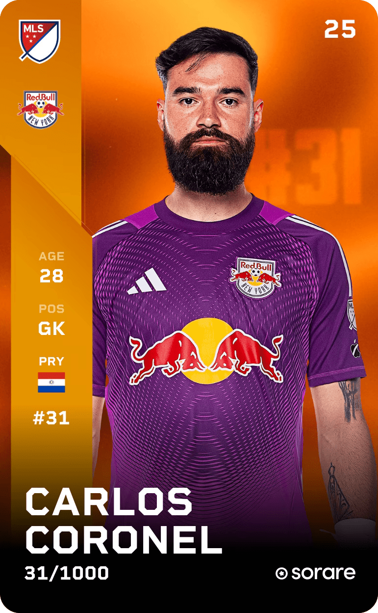 Carlos     Coronel 2025-26 • Limited 31/1000