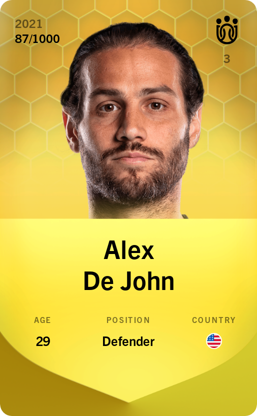 Sorare - Sorare Official - Alex De John 2021-22 • Limited 87/1000 - NFT # 68296101348313732789452236039060254618540142863969410374925572440844594624025