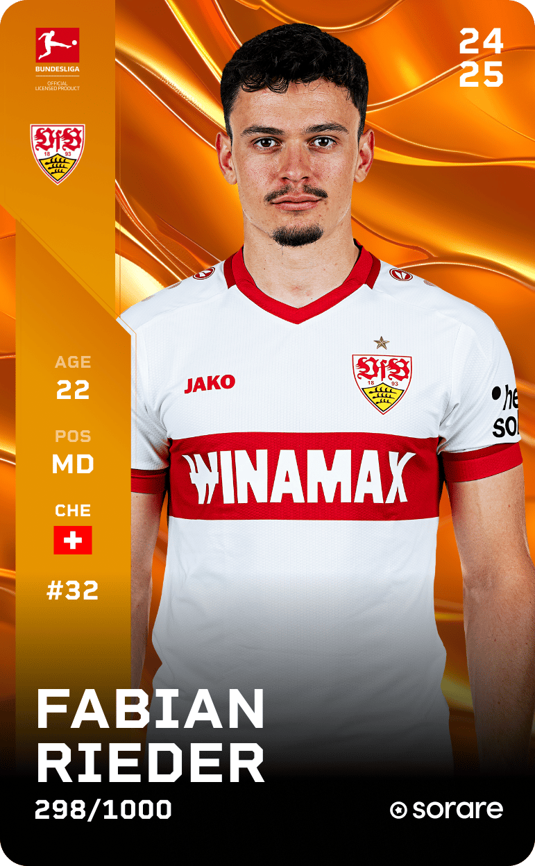 Fabian Rieder 2024-25 • Limited 298/1000