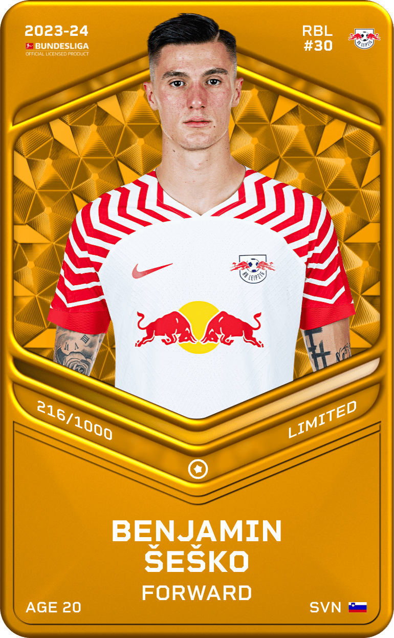 Benjamin Šeško 2023-24 • Limited 216/1000
