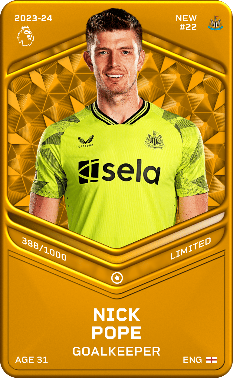 Nick Pope 2023-24 • Limited 388/1000
