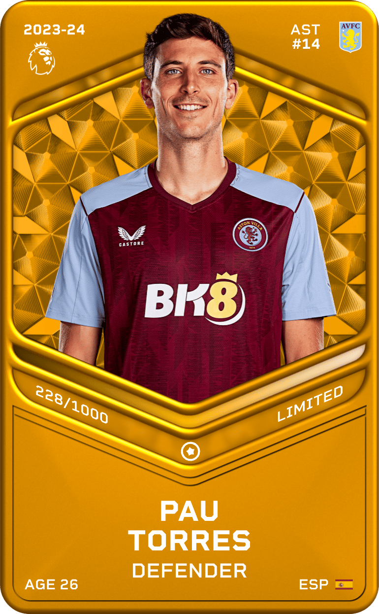Pau Torres 2023-24 • Limited 228/1000