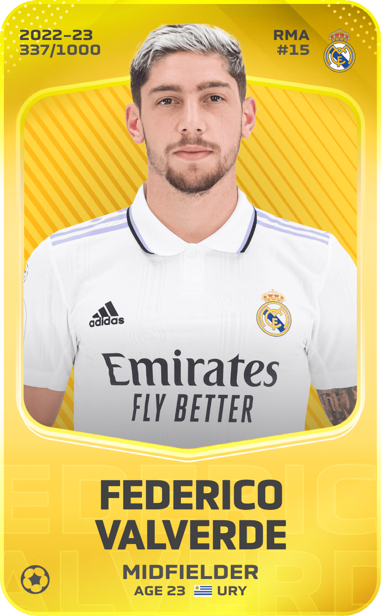 Federico Valverde 2022-23 • Limited 337/1000