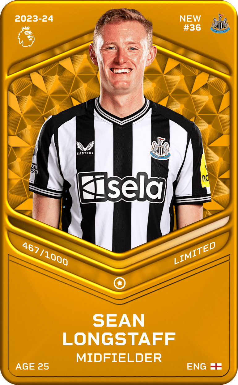 Sean Longstaff 2023-24 • Limited 467/1000