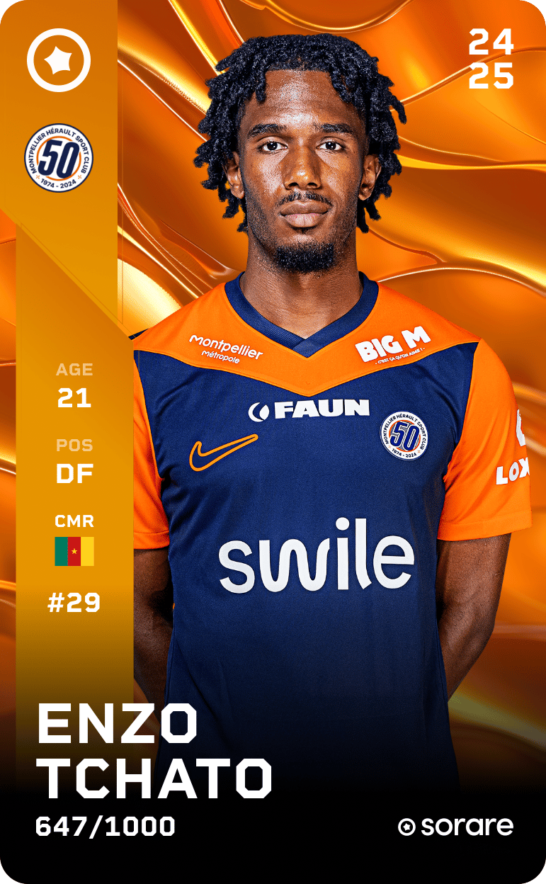 Enzo Tchato 2024-25 • Limited 647/1000