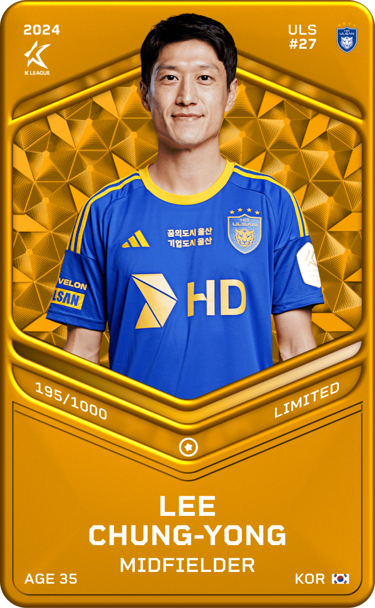 Lee Chung-Yong 2024-25 • Limited 195/1000