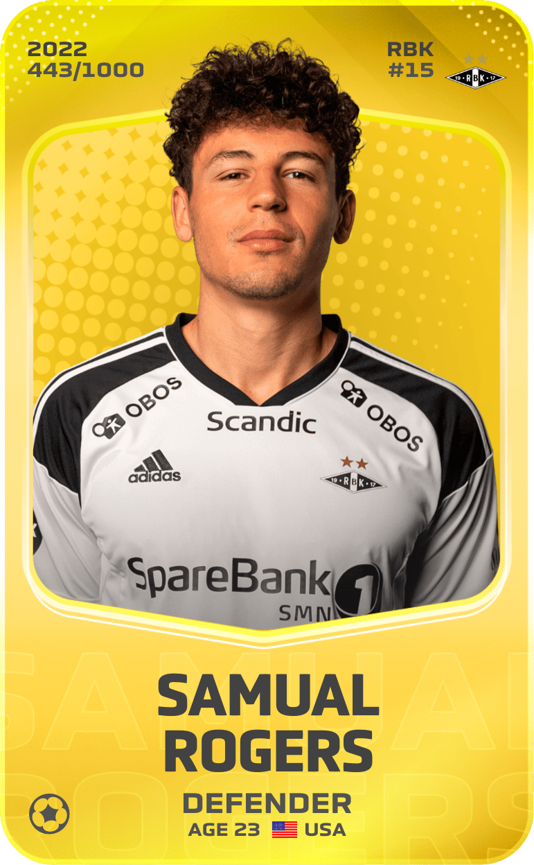 Samual Rogers 2022-23 • Limited 443/1000