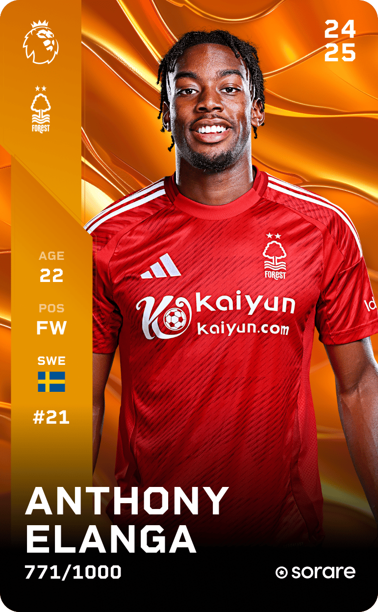 Anthony Elanga 2024-25 • Limited 771/1000