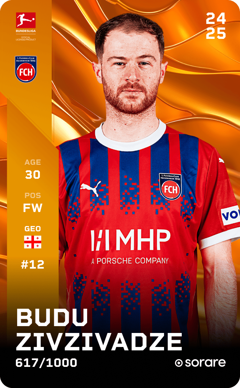 Budu Zivzivadze 2024-25 • Limited 617/1000