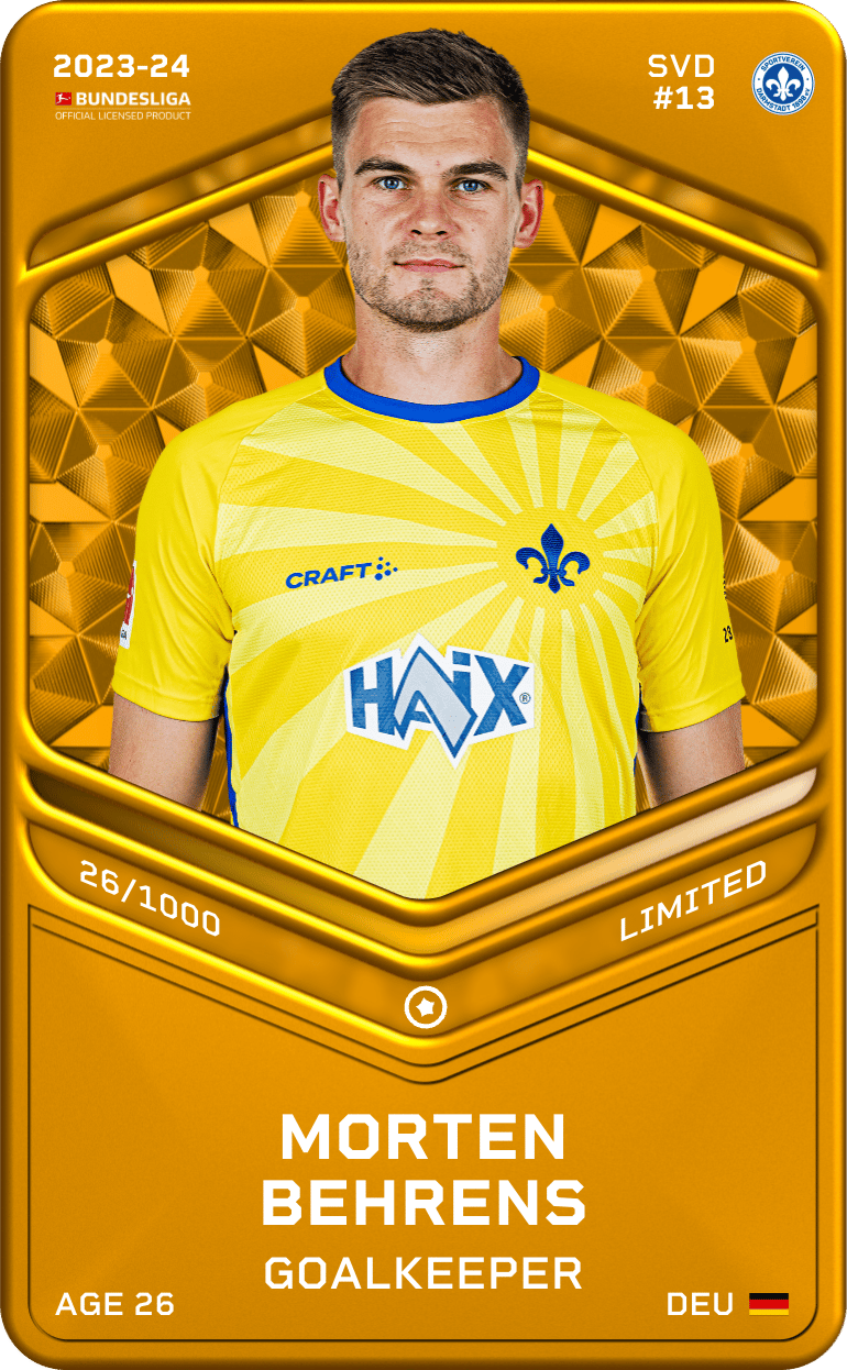 Morten Behrens 2023-24 • Limited 26/1000