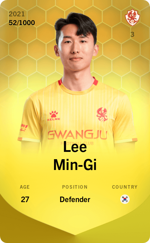 Lee Min-Gi 2021-22 • Limited 52/1000