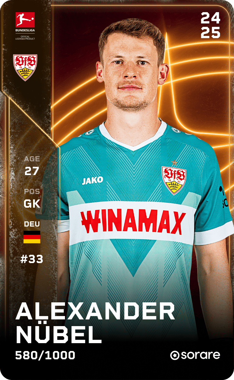 Alexander Nübel 2024-25 • Limited 580/1000
