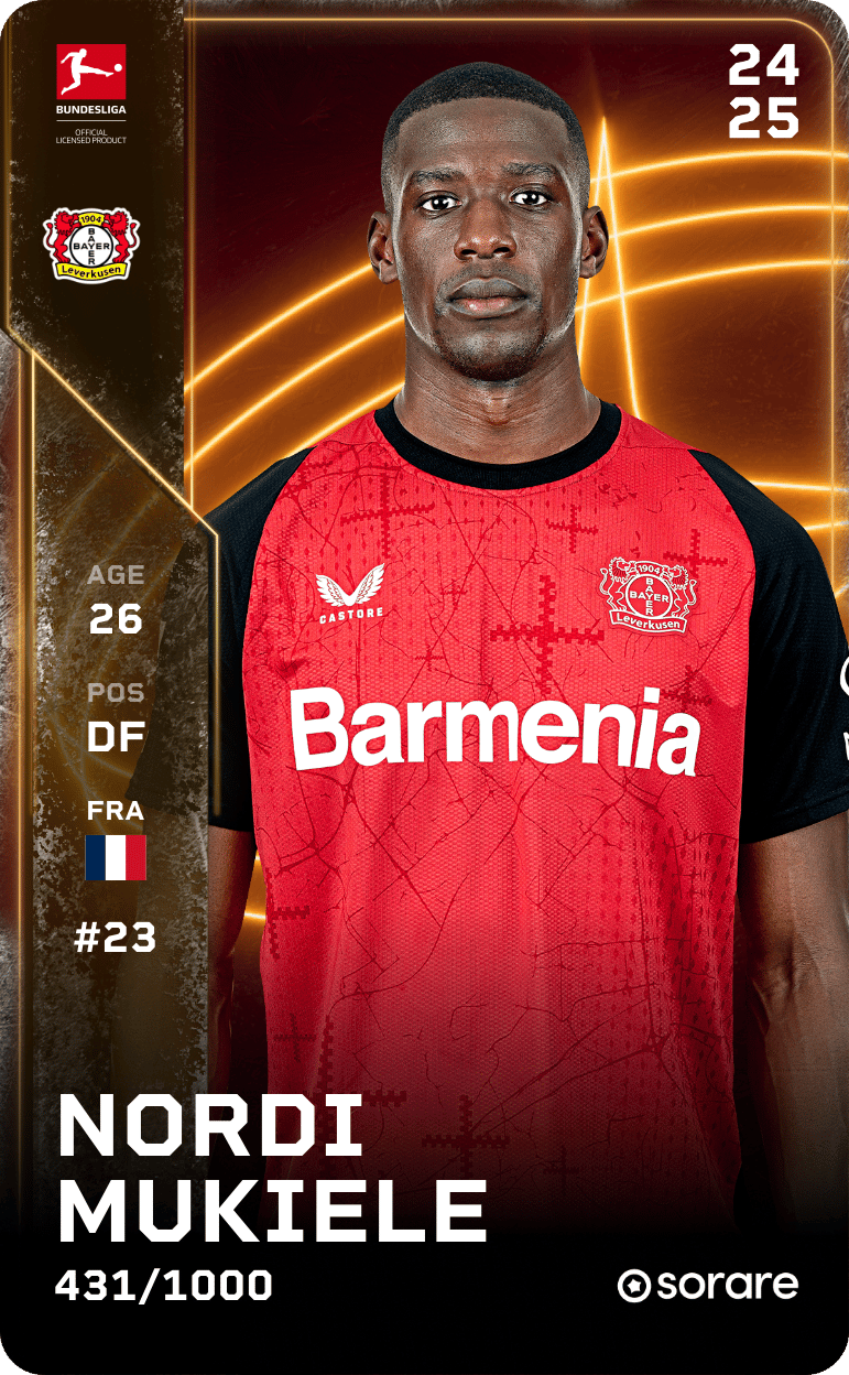 Nordi Mukiele 2024-25 • Limited 431/1000