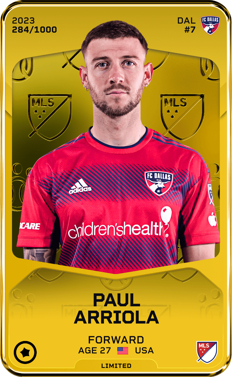 Paul Arriola 2023-24 • Limited 284/1000