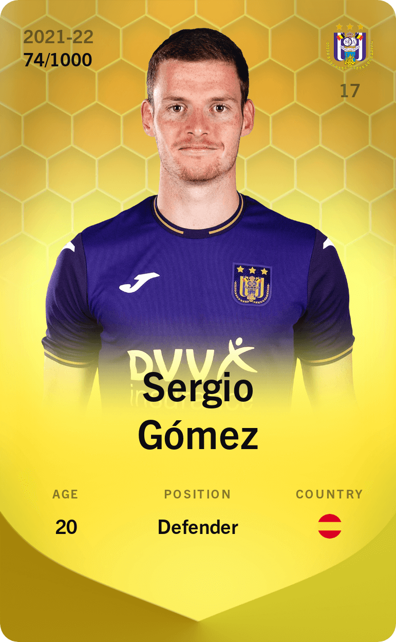 Sergio Gómez 2021-22 • Limited 74/1000
