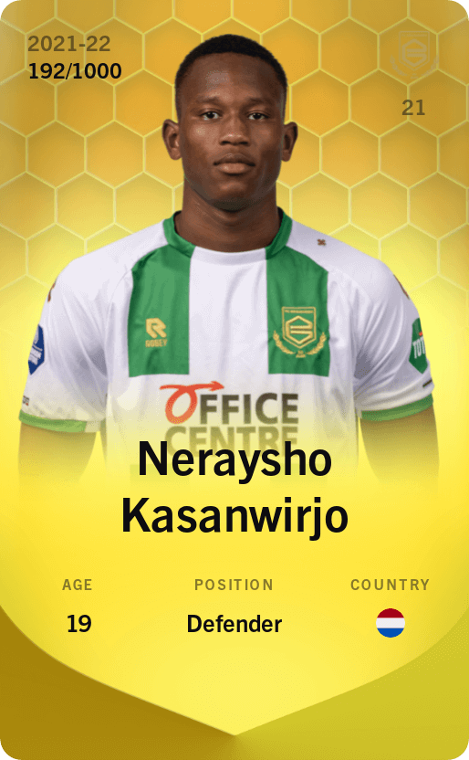 Neraysho Kasanwirjo 2021-22 • Limited 192/1000
