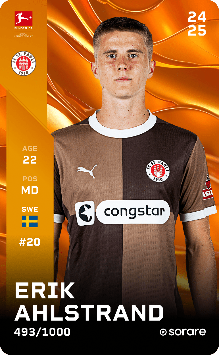 Erik Ahlstrand 2024-25 • Limited 493/1000