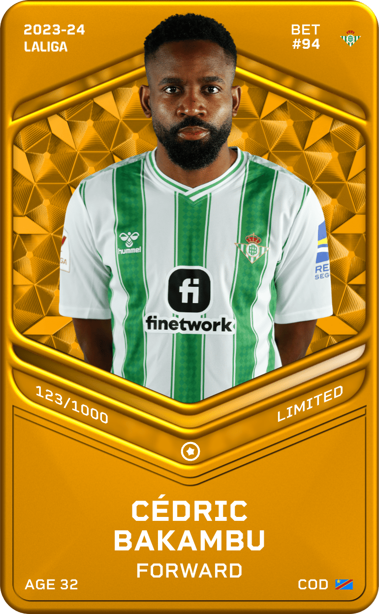 Cédric Bakambu 2023-24 • Limited 123/1000