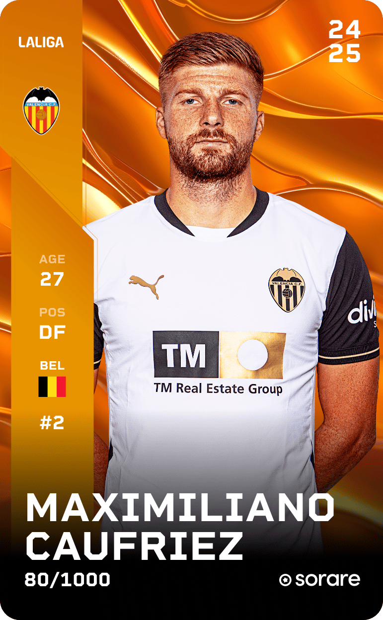 Maximiliano Caufriez 2024-25 • Limited 80/1000