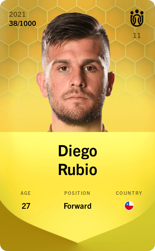 Diego Rubio 2021-22 • Limited 38/1000