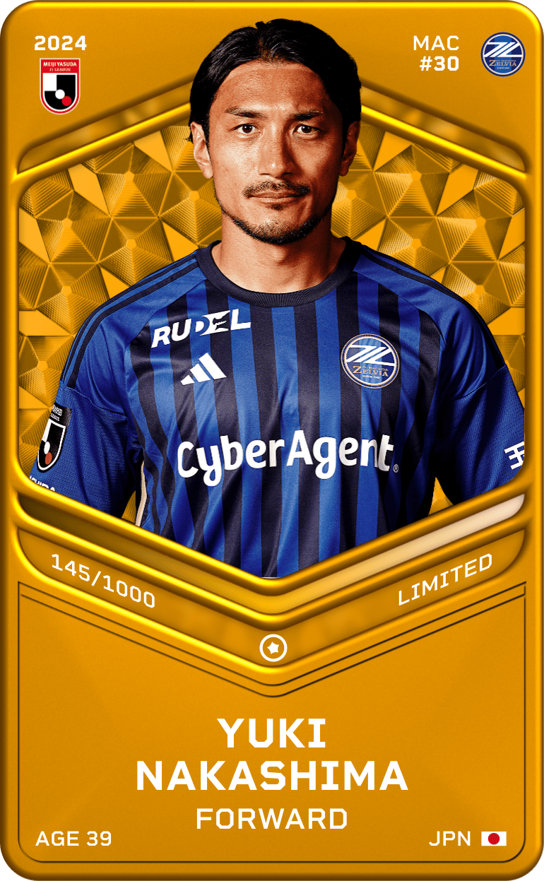 Yuki Nakashima 2024-25 • Limited 145/1000
