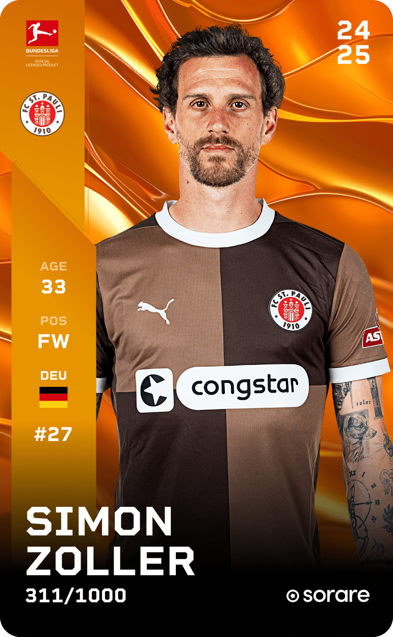 Simon Zoller 2024-25 • Limited 311/1000