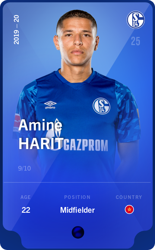 Sorare - Sorare Official - Amine Harit 2019-20 • Super Rare 9/10 - NFT # 89010259448292924539110888393680885799627418553627008658846952725490266521232