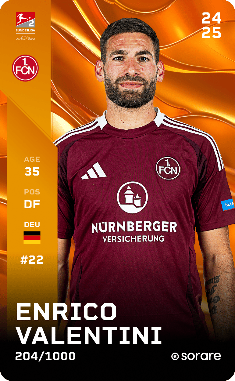 Enrico Valentini 2024-25 • Limited 204/1000
