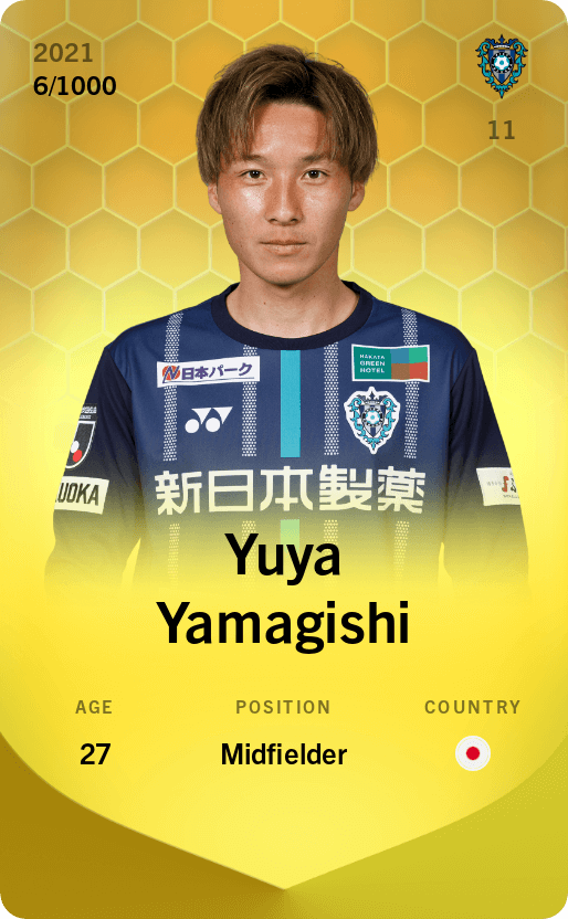 Yuya Yamagishi 2021-22 • Limited 6/1000