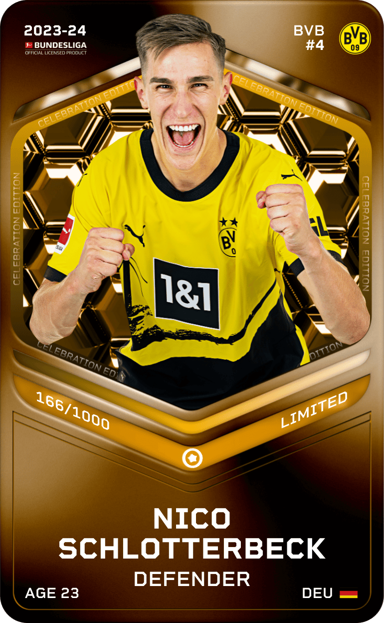 Nico Schlotterbeck 2023-24 • Limited 166/1000