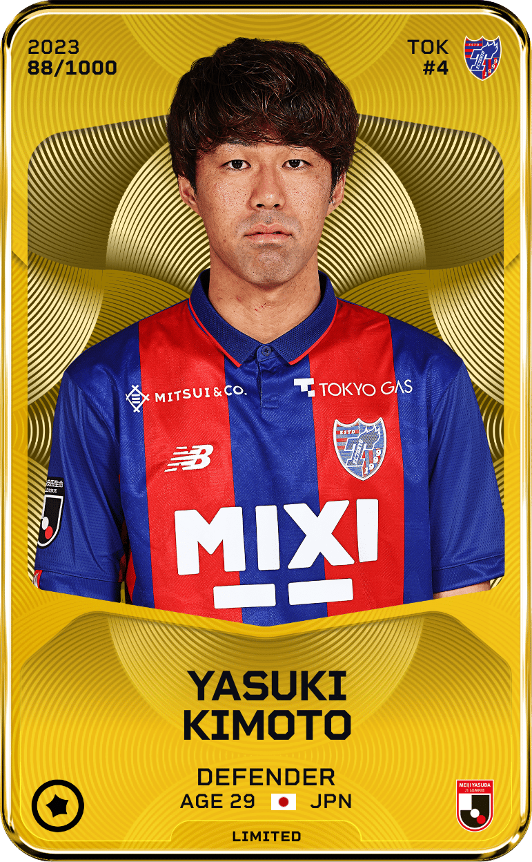Yasuki Kimoto 2023-24 • Limited 88/1000