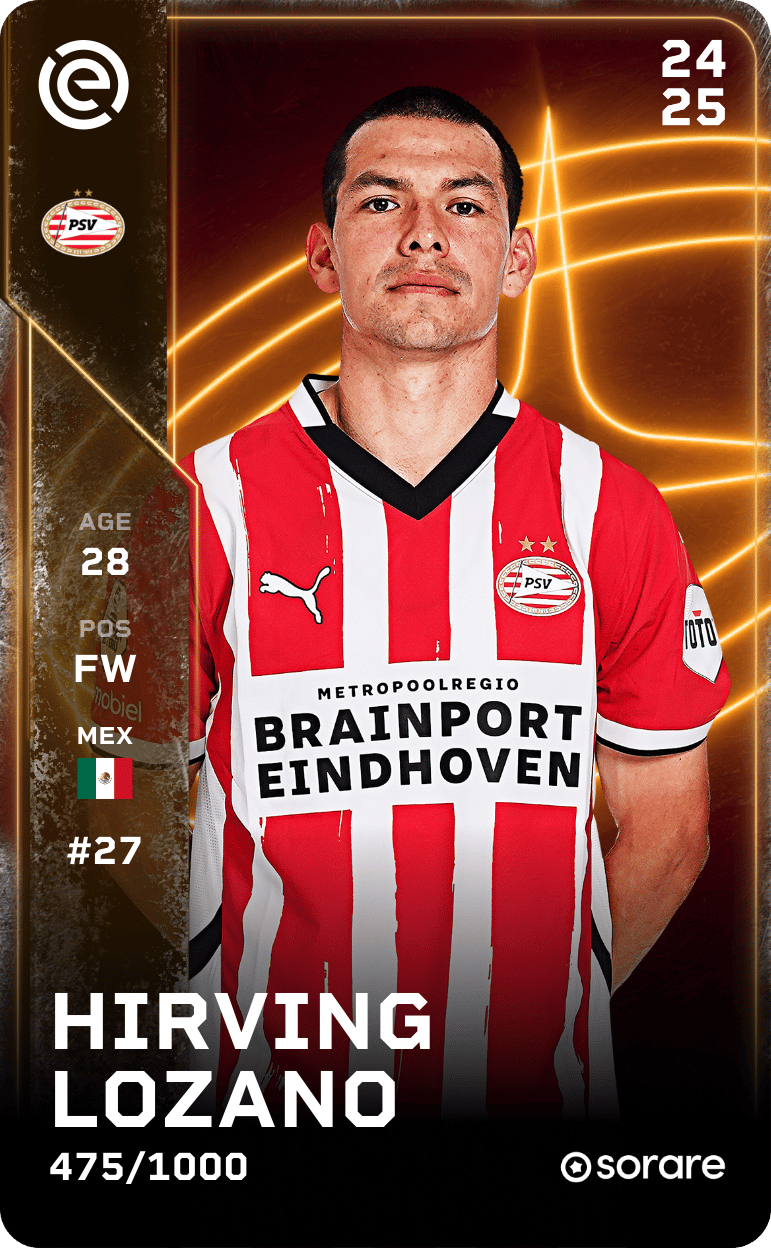 Hirving Lozano 2024-25 • Limited 475/1000