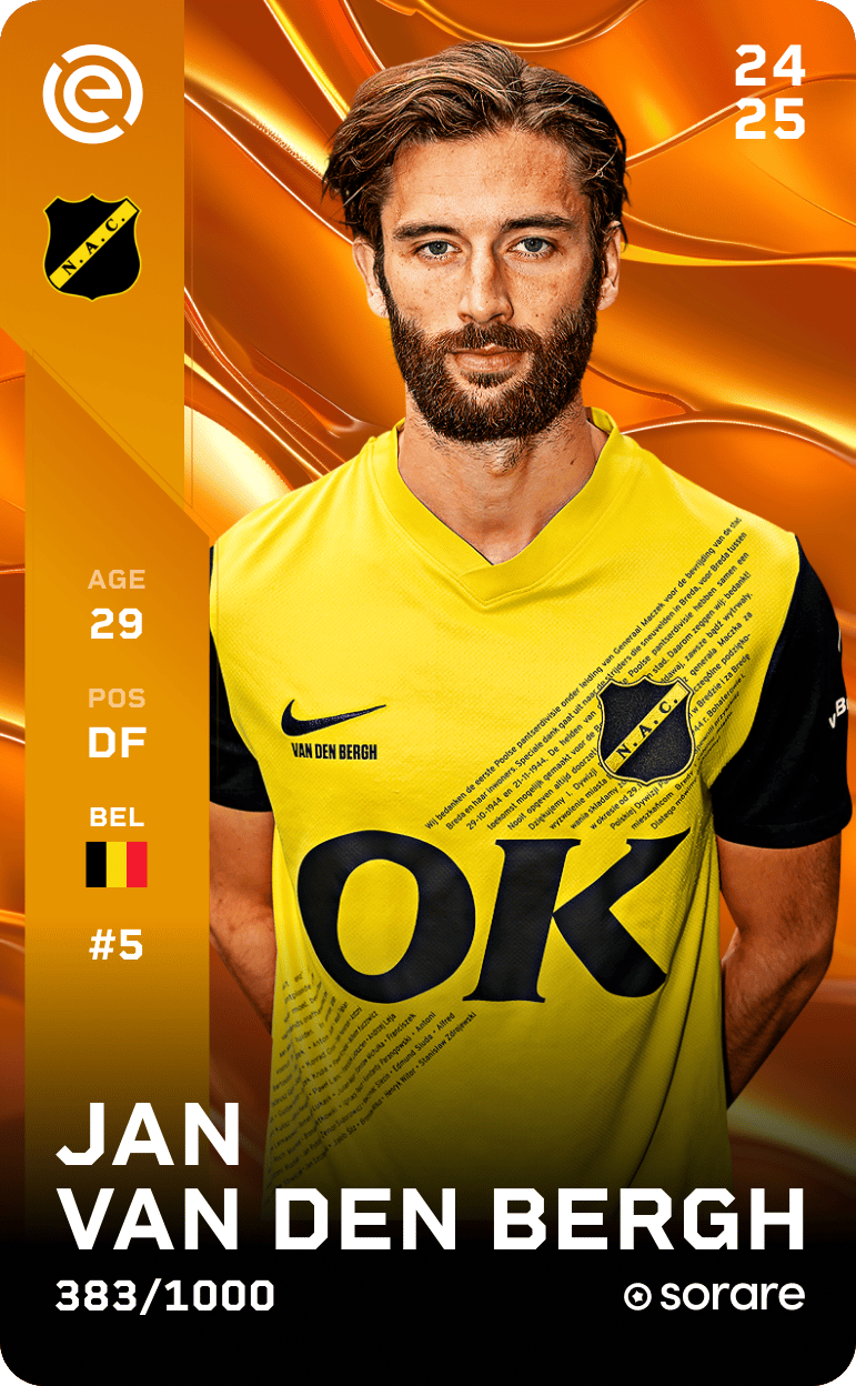 Jan Van den Bergh 2024-25 • Limited 383/1000