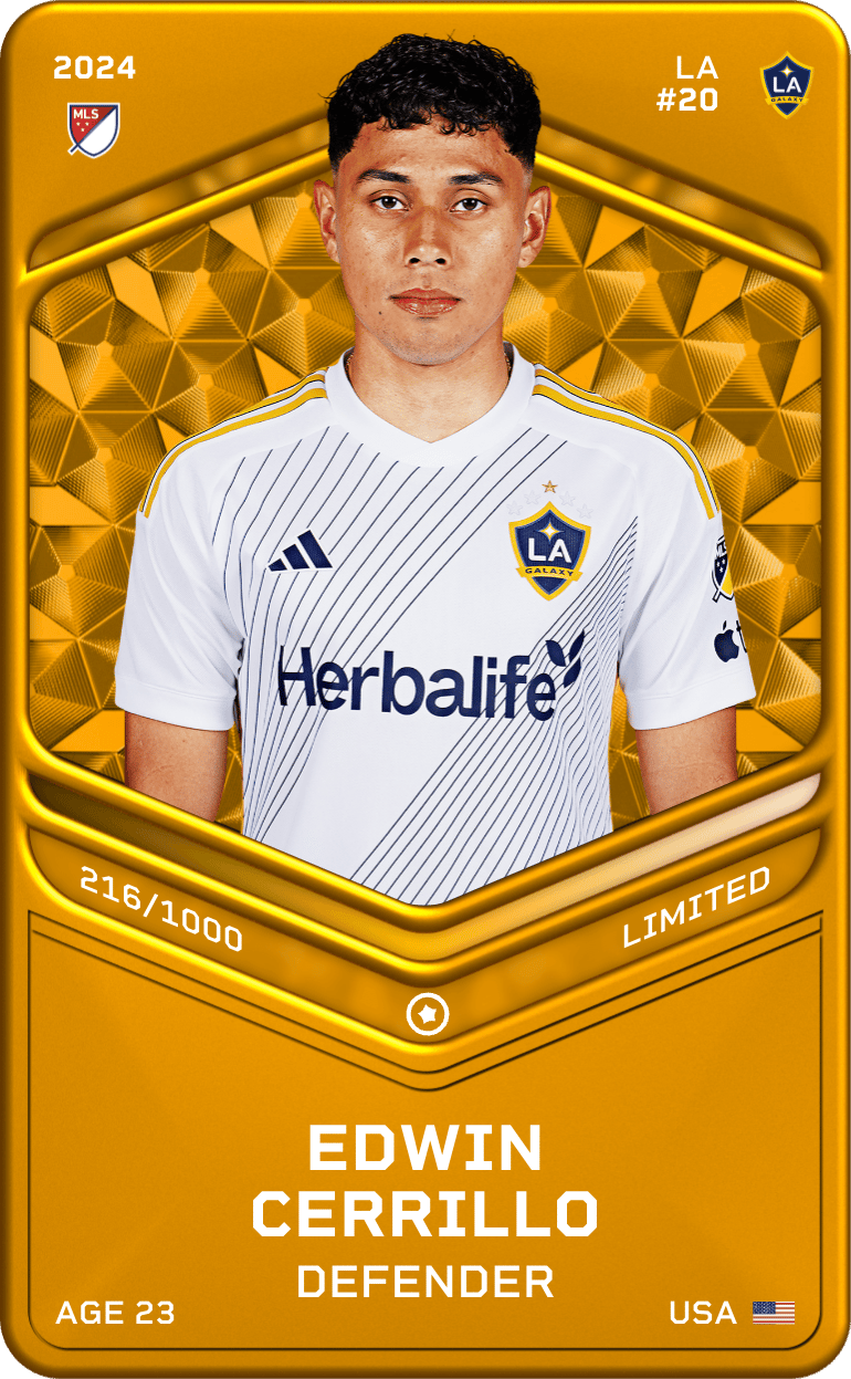 Edwin Cerrillo 2024-25 • Limited 216/1000
