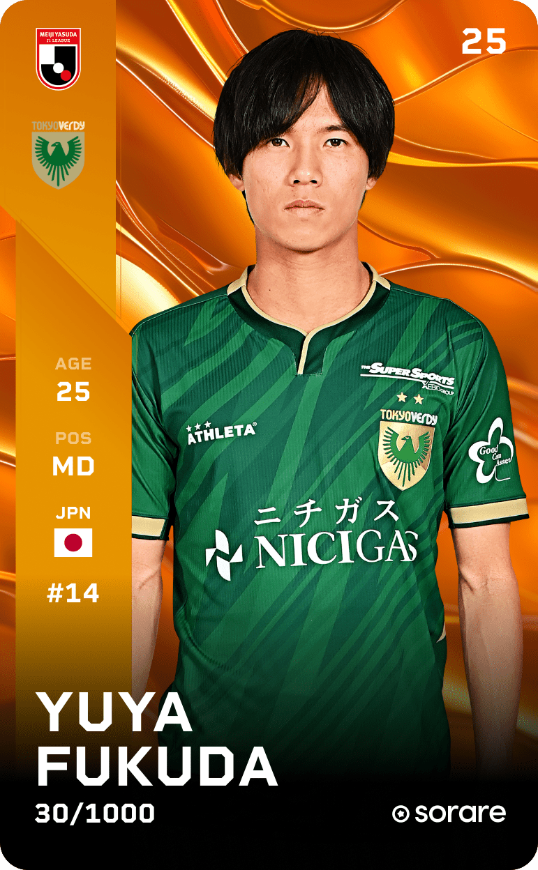 Yuya Fukuda 2025-26 • Limited 30/1000