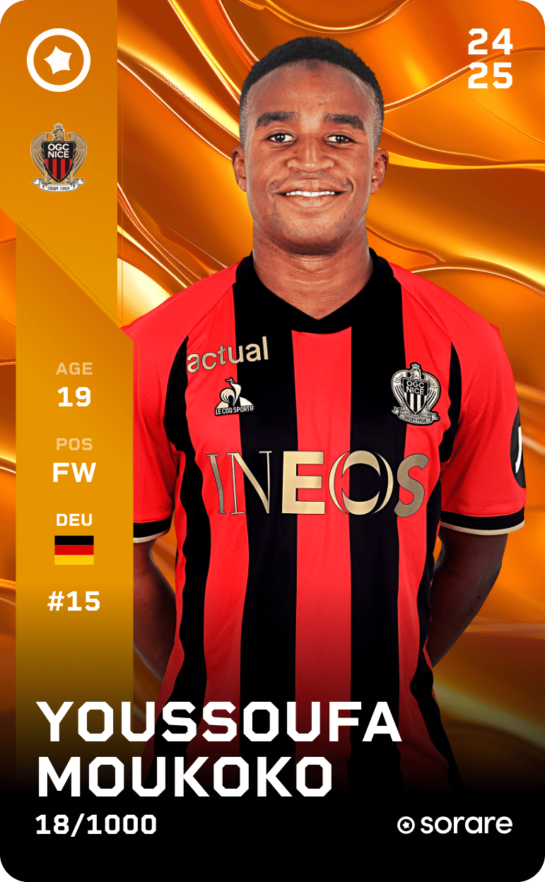 Youssoufa Moukoko 2024-25 • Limited 18/1000
