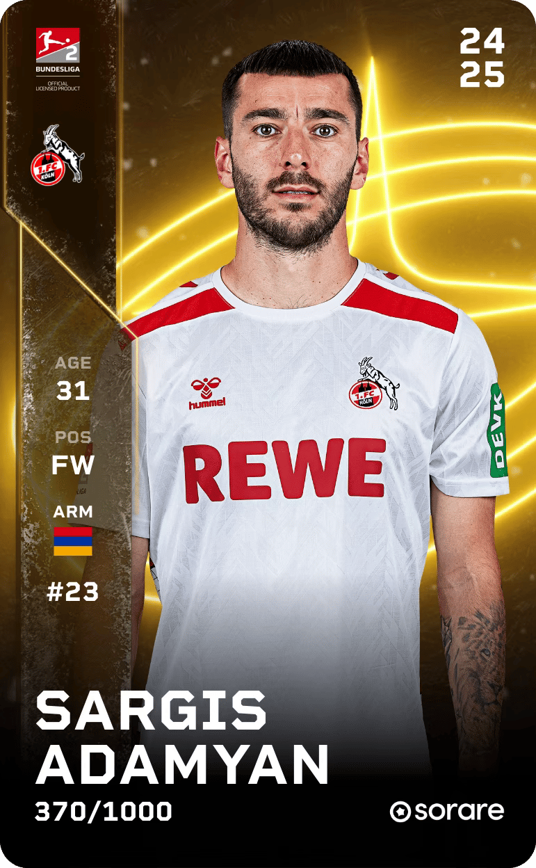 Sargis Adamyan 2024-25 • Limited 370/1000