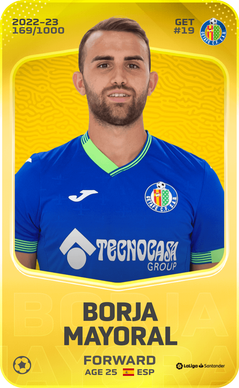 Borja Mayoral 2022-23 • Limited 169/1000