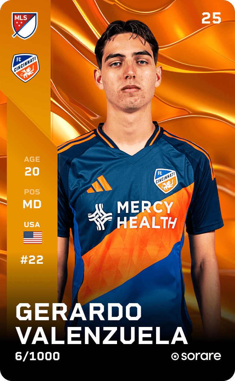 Gerardo Valenzuela 2025-26 • Limited 6/1000