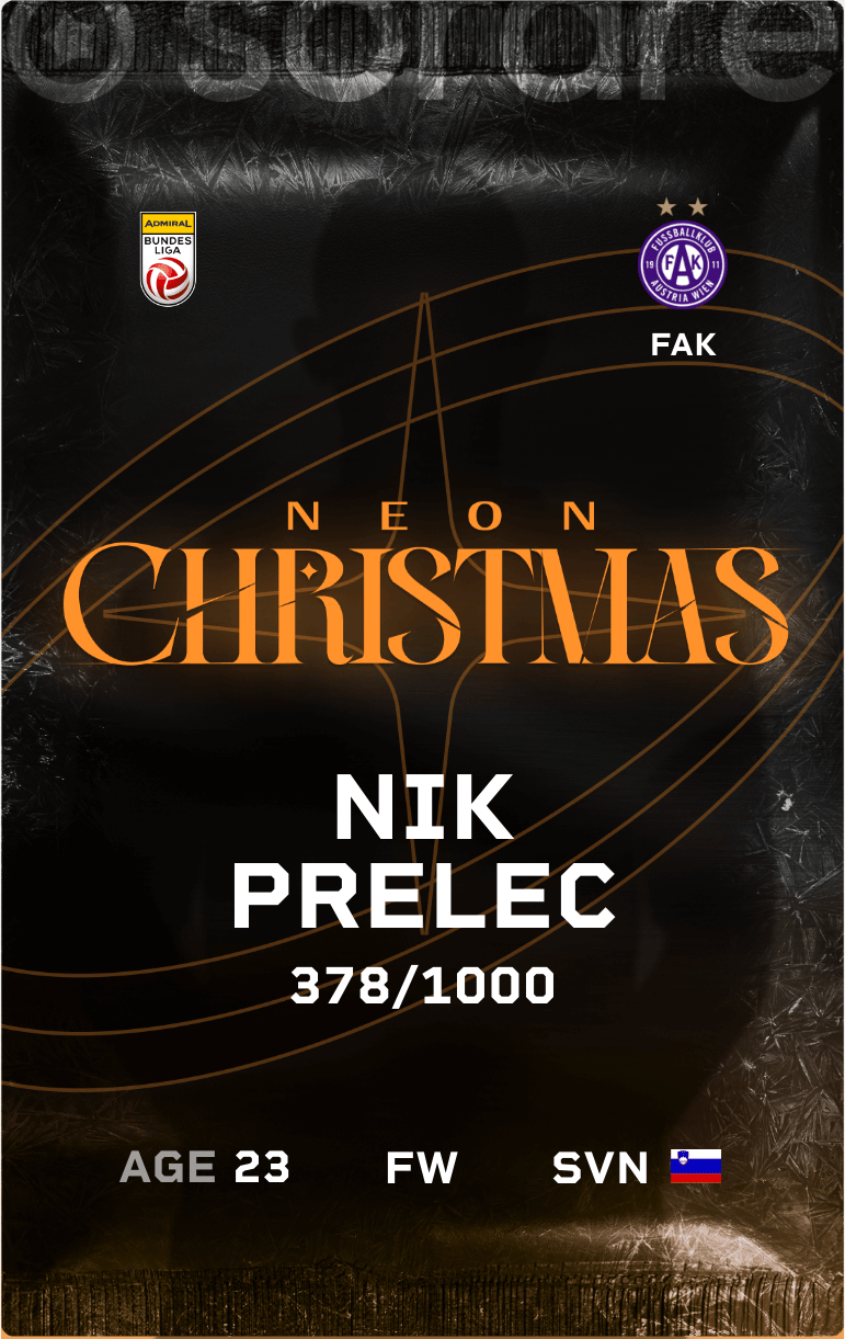 Nik Prelec 2024-25 • Limited 378/1000