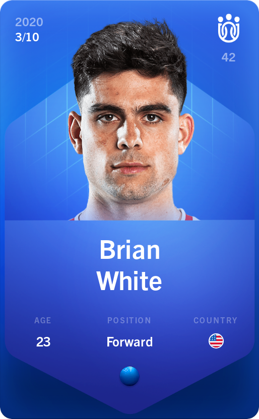 Sorare - Sorare Official - Brian White 2020-21 • Super Rare 3/10 - NFT # 8882038817563547485713188804272813982525129397761326904110089570332830998142