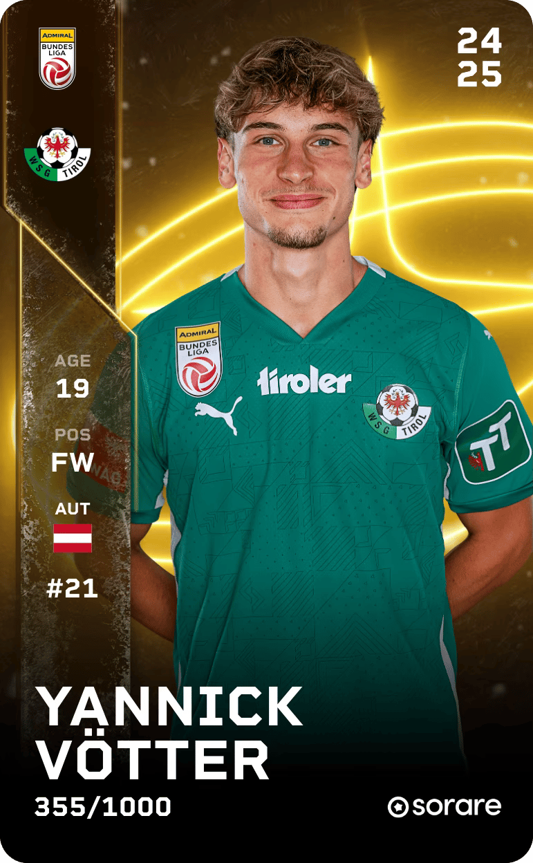 Yannick Vötter 2024-25 • Limited 355/1000
