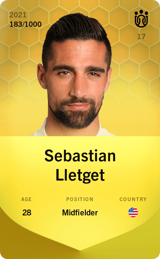 Sebastian Lletget 2021-22 • Limited 183/1000