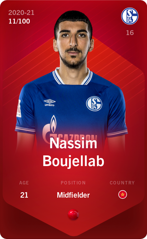 Sorare - Sorare Official - Nassim Boujellab 2020-21 • Rare 11/100 - NFT # 35277794121860988048454729638344783307863425069630653644134606977861955316401