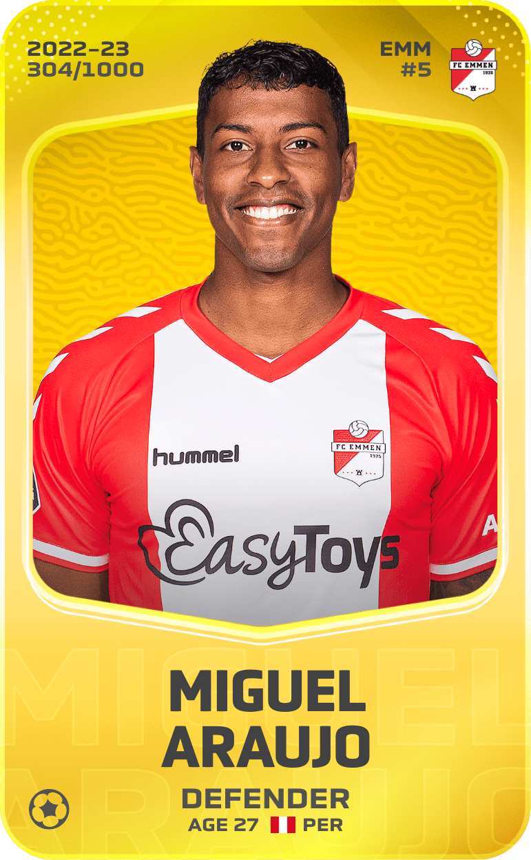 Miguel Araujo 2022-23 • Limited 304/1000